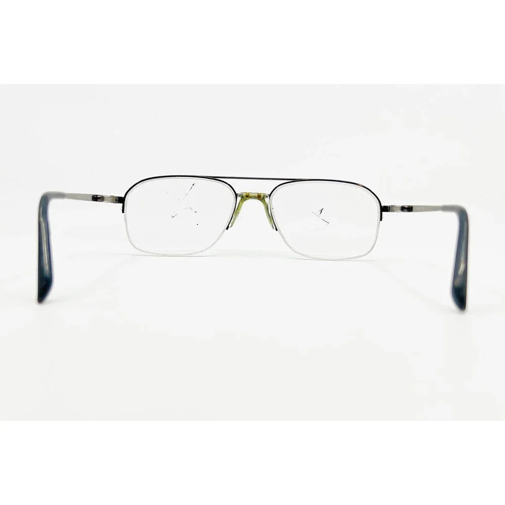 Stetson Eyeglass Frames Mens Gunmetal Aviator Zyloware 058 239 54-18-145